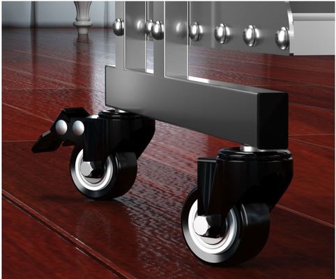 Easily Positioning Stainless Steel Storage Racks On Wheels Storage Holders