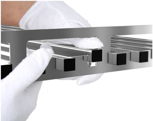 Multi - Purpose Home Kitchen Shelf Organizer Customized Size Chrome Plated