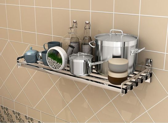 Metal Wire Storage Kitchen Counter Shelf Rack For Kitchen Microwave