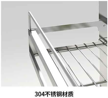 Wall Mounted Hanging Removable Kitchen Shelf Organizer For Microwave Oven