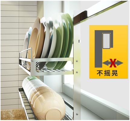 Wall Mounted Hanging Removable Kitchen Shelf Organizer For Microwave Oven