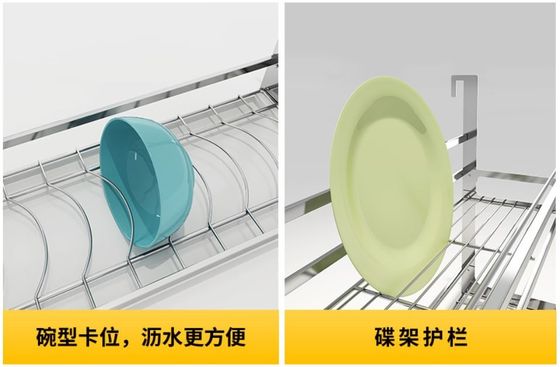 Wall Mounted Hanging Removable Kitchen Shelf Organizer For Microwave Oven
