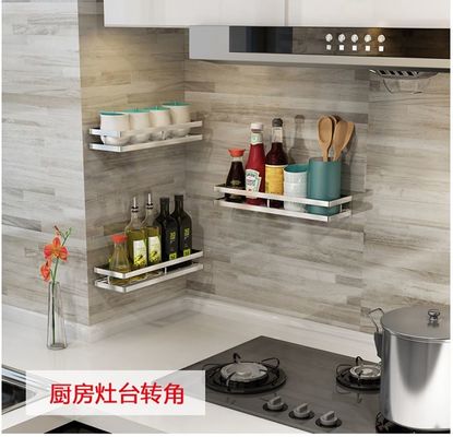 Stinless Steel Metal Kitchen Rack Shelves / Square Dinnerware Storage Rack