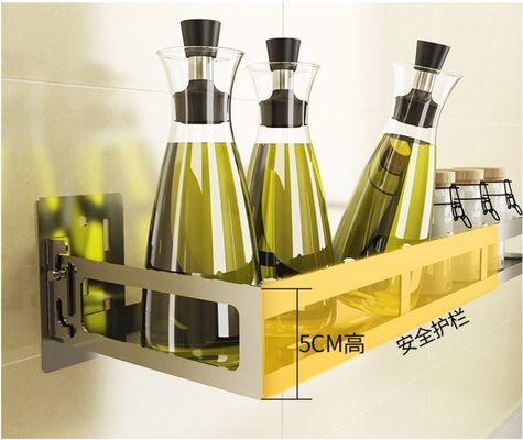 Customized Chrome Plated Metal Kitchen Rack ,  Silver Kitchen Tray Storage Rack