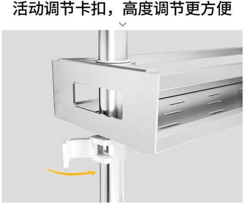 Fashion Style Countertop Storage Organizer , Adjustable Kitchen Counter Shelf Rack