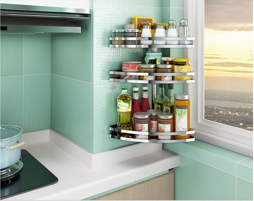 Countertop 2~4 Tier Kitchen Storage Racks Spice Jars Bottle Shelf Holder Rack
