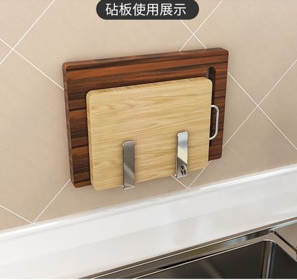 Pan Lid Drying Wall Mounted Kitchen Rack SUS304 Stinless Steel With Electroplating