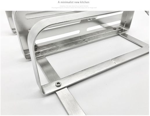 Metal Hanger Wall Hanging Steel Kitchen Rack Movable Bathroom Storage