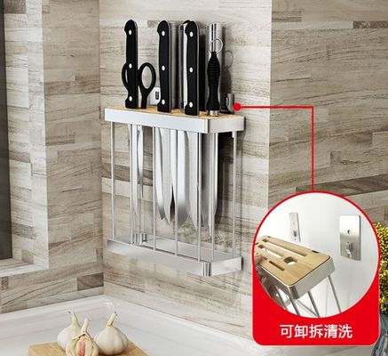 Knife Block Kitchen Wall Rack , Cutting Board Stand Tools Kitchen Hanging Rack