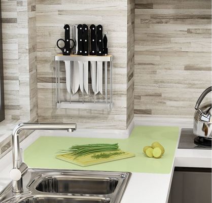 Knife Block Kitchen Wall Rack , Cutting Board Stand Tools Kitchen Hanging Rack