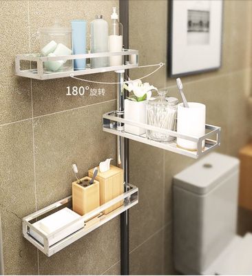 Countertop 2~4-Tier Steel Stand For Kitchen , Rotatable Storage Stainless Kitchen Rack