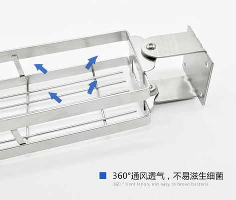 Seasoning Powder Stainless Steel Spice Rack Wall Mount SUS304 Stainless Steel