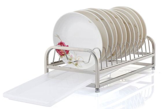 1-Tier Standing Dish Drying Rack , Countertop Storage Kitchen Dish Racks