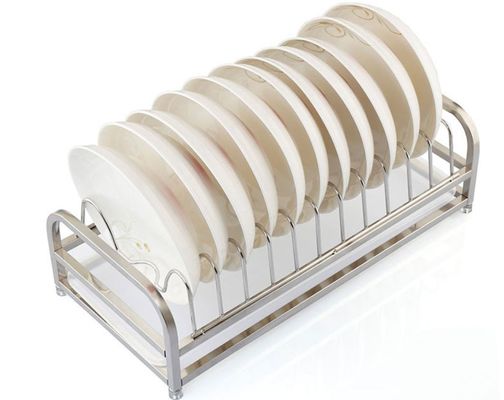 1-Tier Standing Dish Drying Rack , Countertop Storage Kitchen Dish Racks