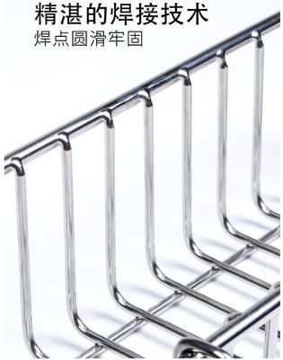 Plates - Satin / Clear Dish Drying Shelf With Utensil Cup And 11 Slots