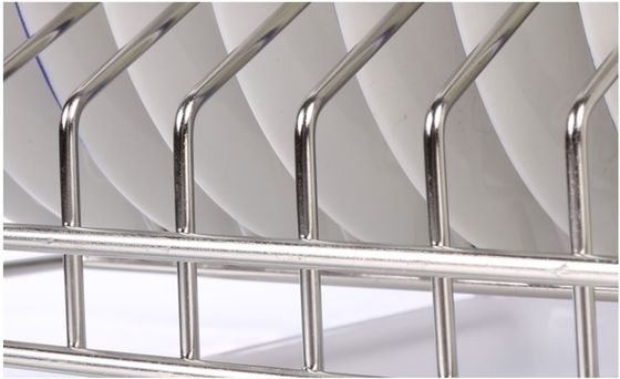 Kitchen Wall Mounted Dish Drying Shelf 304 Stainless Steel Sliver Color