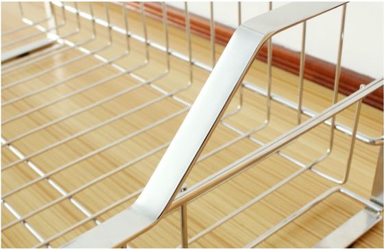 Stylish Modern Streamline Design Dish Drying Shelf Cutlery Storage And Drainboard
