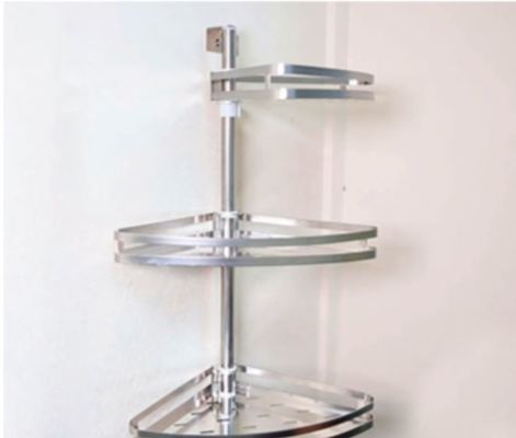 Anti Rust Wall Mounted Bathroom Shelves , Exquisite Bathroom Shelf Rack