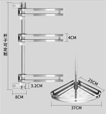 Anti Rust Wall Mounted Bathroom Shelves , Exquisite Bathroom Shelf Rack