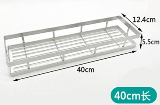 Sticking Bathroom Storage Rack Shelf With Electrolysis For Family Bathroom
