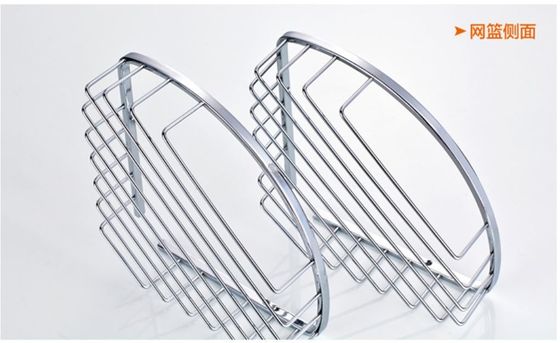 Corner Tension Adjustable Bathroom Storage Rack Drill - Free Reusable