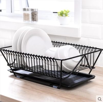 Eco - Friendly Chrome Kitchen Baskets Fruit Basket With Big Storage Space