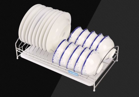 LS-905 Tray Holder Organizer Kitchen Wire Baskets Silver Color Custom Size