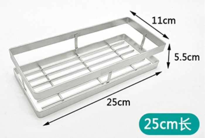Sanitary Ware / Kitchen Storage Racks Stinless Steel Storage Rack Size 25X13X5.5cm