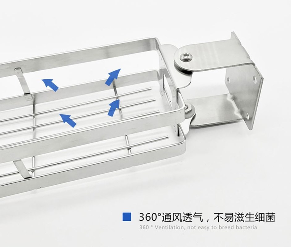 Seasoning Powder Stainless Steel Spice Rack Wall Mount SUS304 Stainless Steel