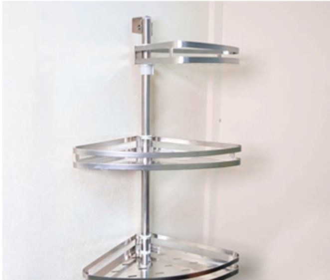 Anti Rust Wall Mounted Bathroom Shelves , Exquisite Bathroom Shelf Rack
