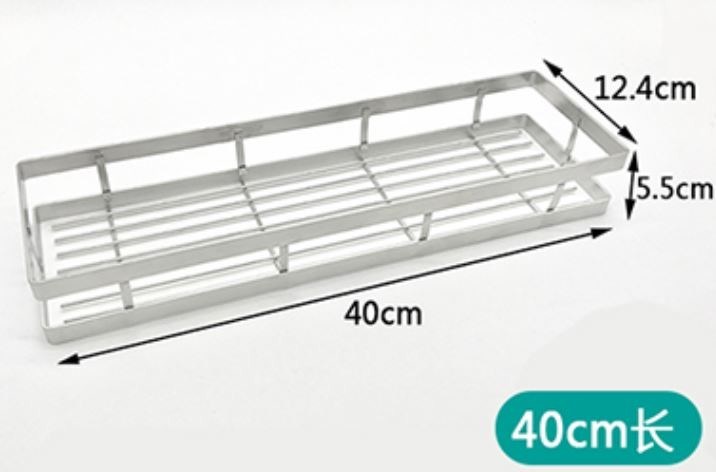 Sticking Bathroom Storage Rack Shelf With Electrolysis For Family Bathroom
